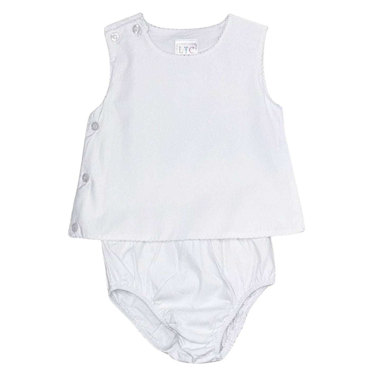 Girls Vintage Bloomer Set with Crochet